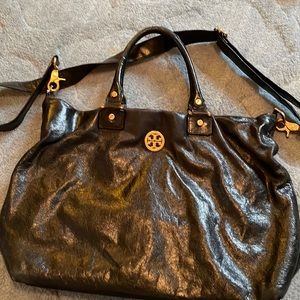 Tory Burch black leather bag. Purchased in 2010